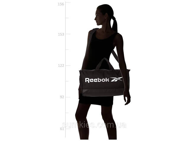 Спортивна сумка 35L Reebok TE M Grip чорна - Фото 10