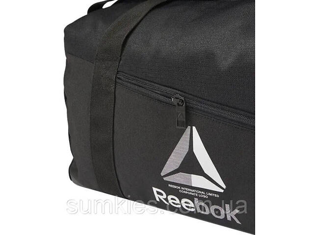 Спортивна сумка 35L Reebok Training Essentials Grip Duffel Bag чорна - Фото 4