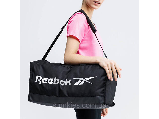 Спортивна сумка 35L Reebok Training Essentials Medium чорна - Фото 2