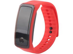 Спортивні силіконові LED годинник-браслет Червоний