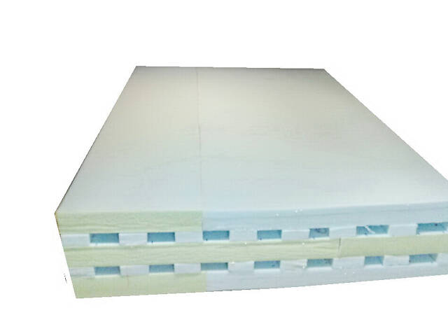 Спортивний амортизаційний мат 200х200х25 см Тіа-Спорт Синій - Фото 4