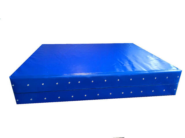 Спортивний амортизаційний мат 200х200х25 см Тіа-Спорт Синій - Фото 3