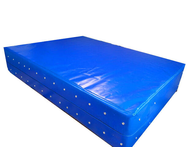 Спортивний амортизаційний мат Тіа-Спорт 300х200х30 см Синій - Фото 2