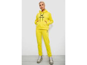 Спортивный костюм женский двухнитка, цвет желтый, 214R1419-007