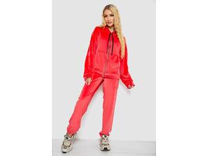 Спортивний костюм жіночий велюровий, колір кораловий, 238R107-1