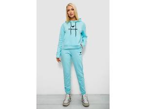 Спортивный костюм женский двухнитка, цвет голубой, 214R1419-007