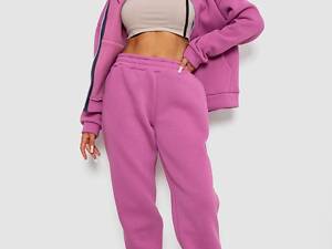Спортивний костюм жіночий на флісі, колір темно-бузковий, 238R5715