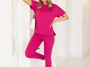 Спортивний літній костюм 'Total' | Норма і батал Малиновий, 50-52
