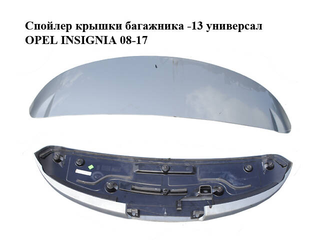 Спойлер крышки багажника -13 универсал OPEL INSIGNIA 08-17 (ОПЕЛЬ ИНСИГНИЯ) (13266862)
