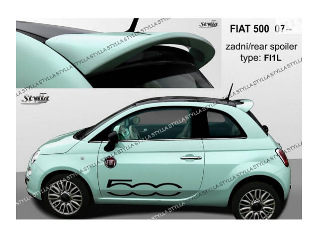 Спойлер Fiat 500 (FI1L)