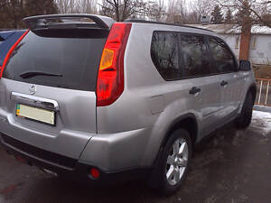 Спойлер козирок Nissan X-Trail 31 2007-2013 ABS пластик під фарбування