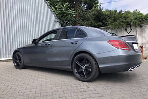 Спойлер LIP (Sunplex, черный) для Mercedes C-сlass W205 2014-2021 гг