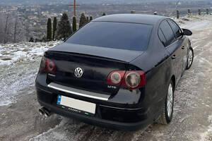 Спойлер LIP (Sunplex, черный) для Volkswagen Passat B6 2006-2012 гг