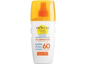 Спрей 160мл для Безпечної засмаги UV-SENSITIVE SPF-60 ТМ БІОКОН