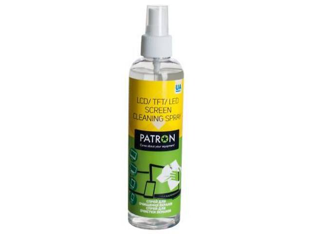 Спрей для очищення Patron Screen spray for TFT/LCD/LED 250мл (F3-001) - Фото 1