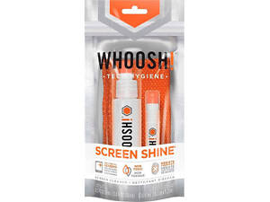 Спрей для очистки Whoosh! Screen Shine DUO 100+8ml, microfiber 14x14cm (1FG108ENFR)