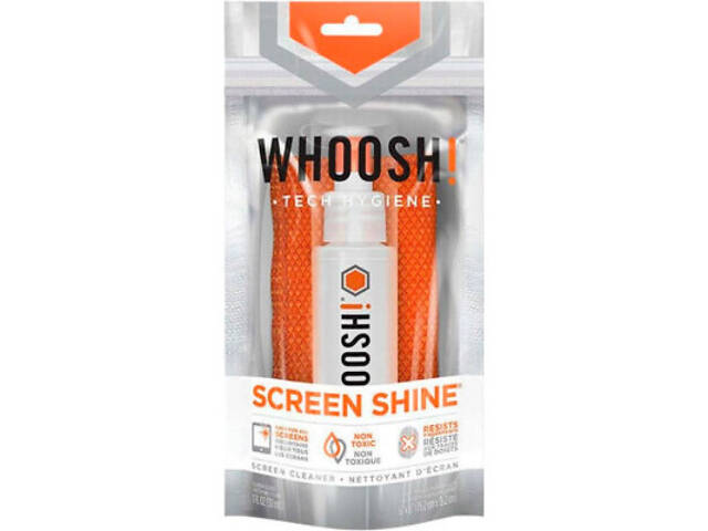 Спрей для очищення Whoosh! Screen Shine GO 30ml, мікрофібра 14x14cm (1FG30ENFR) - Фото 1