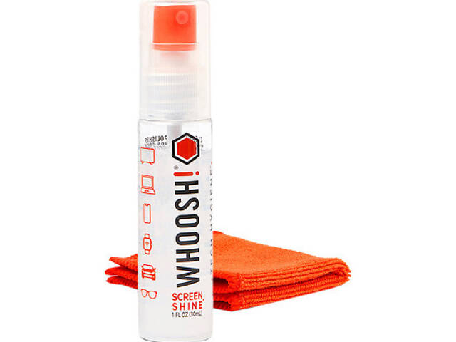 Спрей для очищення Whoosh! Screen Shine GO 30ml, мікрофібра 14x14cm (1FG30ENFR) - Фото 2
