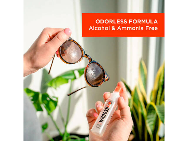 Спрей для очищення Whoosh! Screen Shine GO 30ml, мікрофібра 14x14cm (1FG30ENFR) - Фото 4