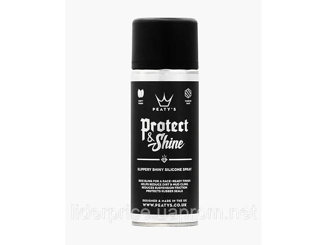 Спрей для захисту та блиску Peaty's Protect & Shine Silicone Spray, 400ml, Оригінал! - Фото 1