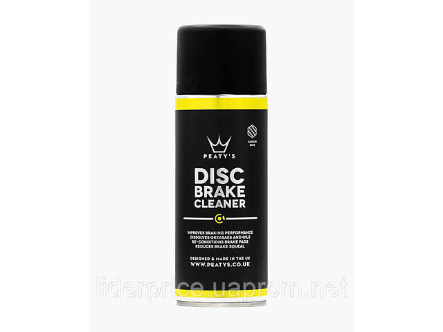 Спрей очисник для роторів Peaty's Disc Brake Cleaner, 400ml, Оригінал! - Фото 1