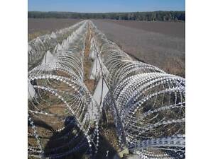 Спиральний колючий армований дріт Єгоза 1100/7/101 з доставкою (Бар'єрний рубіж)