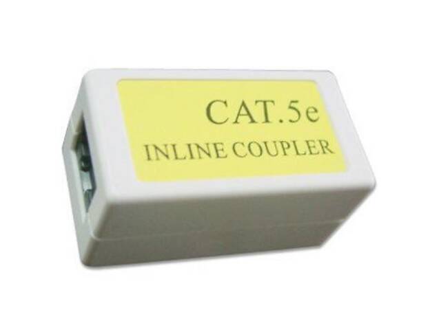 З'єднувач Cablexpert 1+1 RJ45 UTP 5e (NCA-LC5E-001) - Фото 1