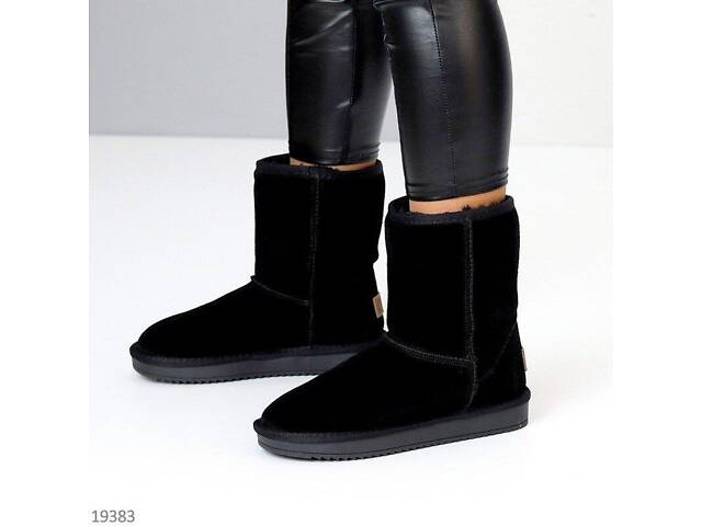Средние женские угги ITTS натуральная замша, замшевые угги 37,38р код 11811 - Фото 8