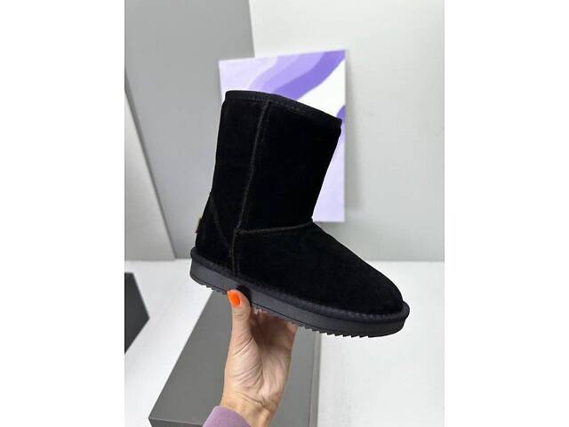 Средние женские угги ITTS натуральная замша, замшевые угги 37,38р код 11811 - Фото 6