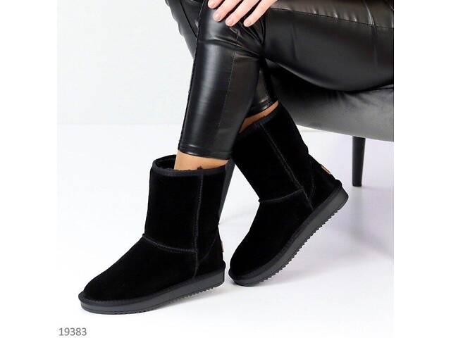 Средние женские угги ITTS натуральная замша, замшевые угги 37,38р код 11811 - Фото 9