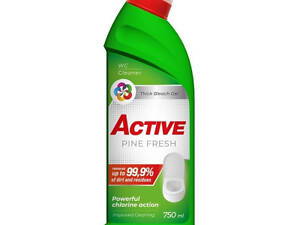 Засіб для чищення унітазу Active PR Pine Fresh З хлором 750 мл (4820196012764)
