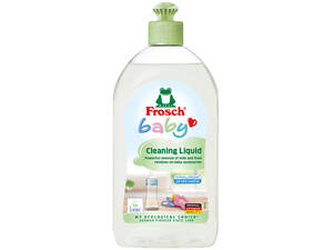 Засіб для ручного миття посуду Frosch Baby для дитячого посуду 500 мл (4009175941282/4001499908347)