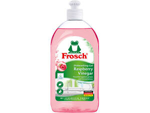 Засіб для ручного миття посуду Frosch Малина 500 мл (4009175940278)