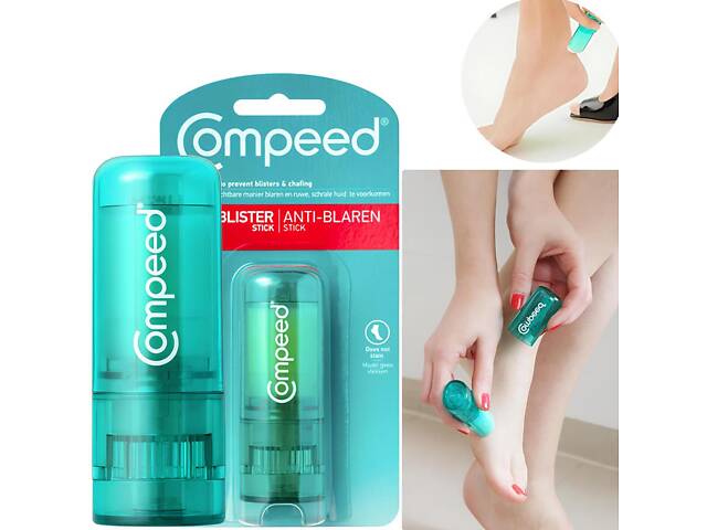Засіб від натирання стоп Compeed (Компід) 8 г — олівець-стік для догляду за шкірою ніг, захист від мозолів та потертостей - Фото 4