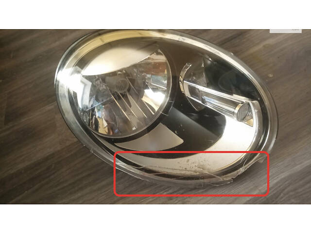 SSB 614 SAE HR 10 Фара головна права Hella до Volkswagen Beetle 2012-2017, оригінал, пошкоджена - Фото 1