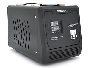 Стабилизатор напряжения релейный Green Wave Mauser 3000VA (2100Вт), клеммные колодки, DC140-260V, AC220±8%,