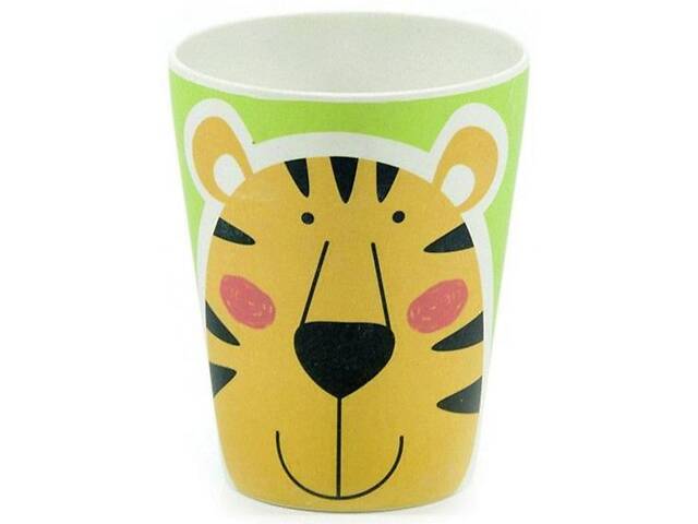 Склянка дитяча Fissman 'Тигреня' 300 мл із бамбукового волокна - Фото 1