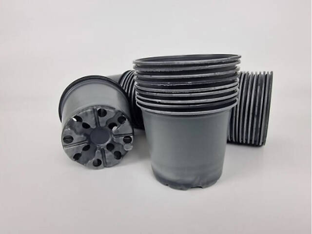 Стакан для розсади 400 мл, Ø10x8.5 см, з дренажними отворами, м'який, ящик 1000 шт. - Фото 4