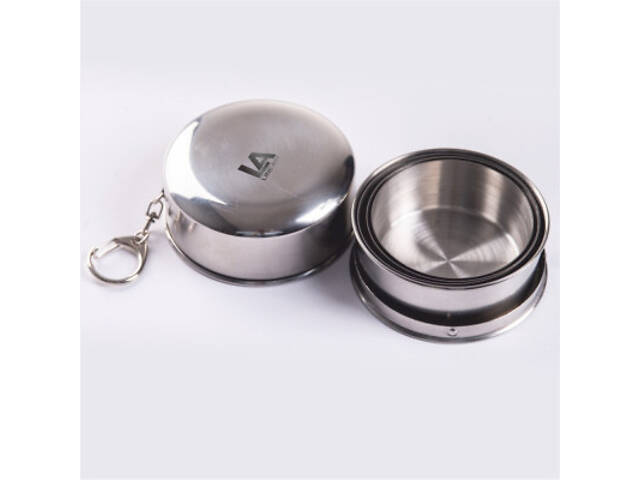 Стакан туристический Line Art Nebraska 240 мл сріблястий (110053421LA-77) - Фото 2