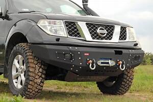 Сталевий передній бампер Детальніше 4x4 Nissan Navara D40 / Pathfinder R51 05-10