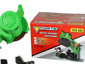 Станок для заточки цепи FORTE СТЗ-104, диск 104х3,2х22 мм
