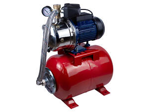 Станция 1.1кВт Hmax 48м Qmax 60л/мин (самовсасывающий насос нерж) 24л Украина WETRON JETS100А5 (775054/24)