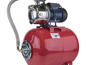 Станция 1.1кВт Hmax 48м Qmax 60л/мин (самовсасывающий насос нерж) 50л Украина WETRON (775054/50)