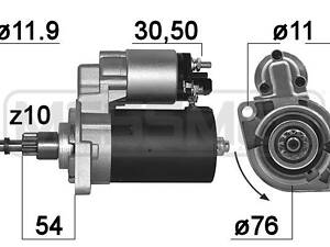 Стартер AUDI A3 (8L1) / VW GOLF (1H1) / VW SHARAN (7M_) / SEAT IBIZA (6K1) 1987-2010 г.