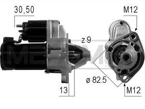 Стартер AUDI A4 B6 (8E5) / AUDI A6 C5 (4B2) / AUDI 80 B4 (8C2) 1980-2009 г.