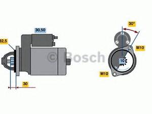 Стартер BOSCH 0986014660 на DAEWOO KORANDO Cabrio (KJ)