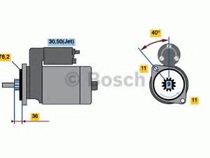 Стартер BOSCH 0986016290 на AUDI A3 (8L1)