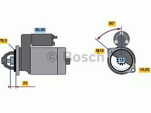 Стартер BOSCH 0986019361 на OPEL ASTRA J Sports Tourer