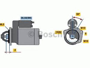 Стартер BOSCH 0986020141 RENAULT ESPACE Mk III (JE0_)