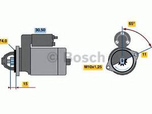 Стартер BOSCH 0986020571 на TOYOTA VITZ (SCP1_, NLP1_, NCP1_)